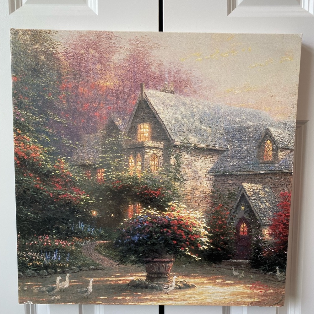 Thomas Kinkade Gallery Wrapped Canvas Accent of “The Blessings of Spring”